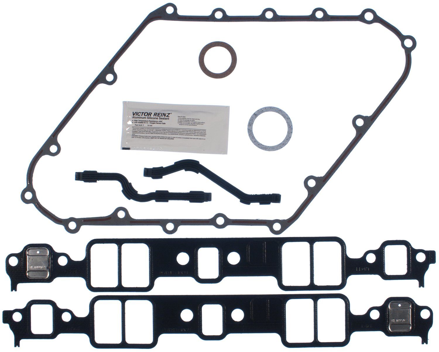 Engine Intake Manifold /& Valve Cover Gasket Set Victor MS15222