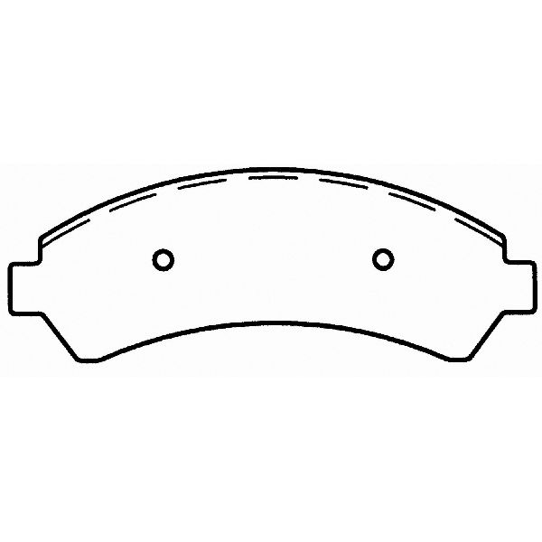 1997-2001 Oldsmobile Bravada Disc Brake Pad Set - Front (Wagner Brakes)