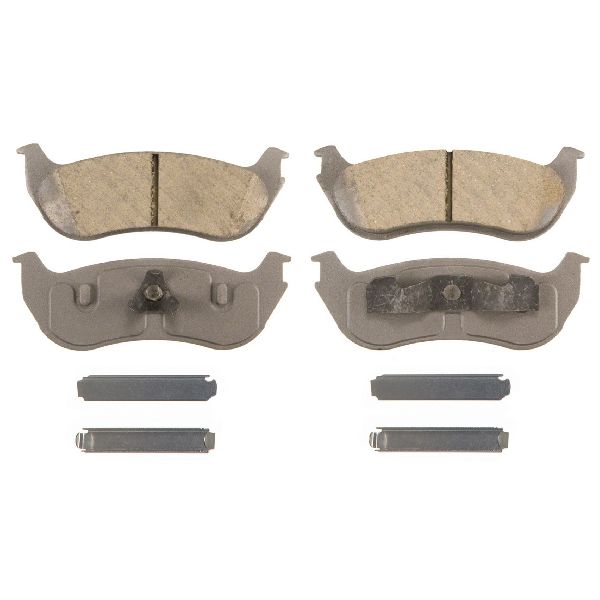 2002-2004 Mercury Mountaineer Disc Brake Pad Set - Rear (Wagner Brakes)