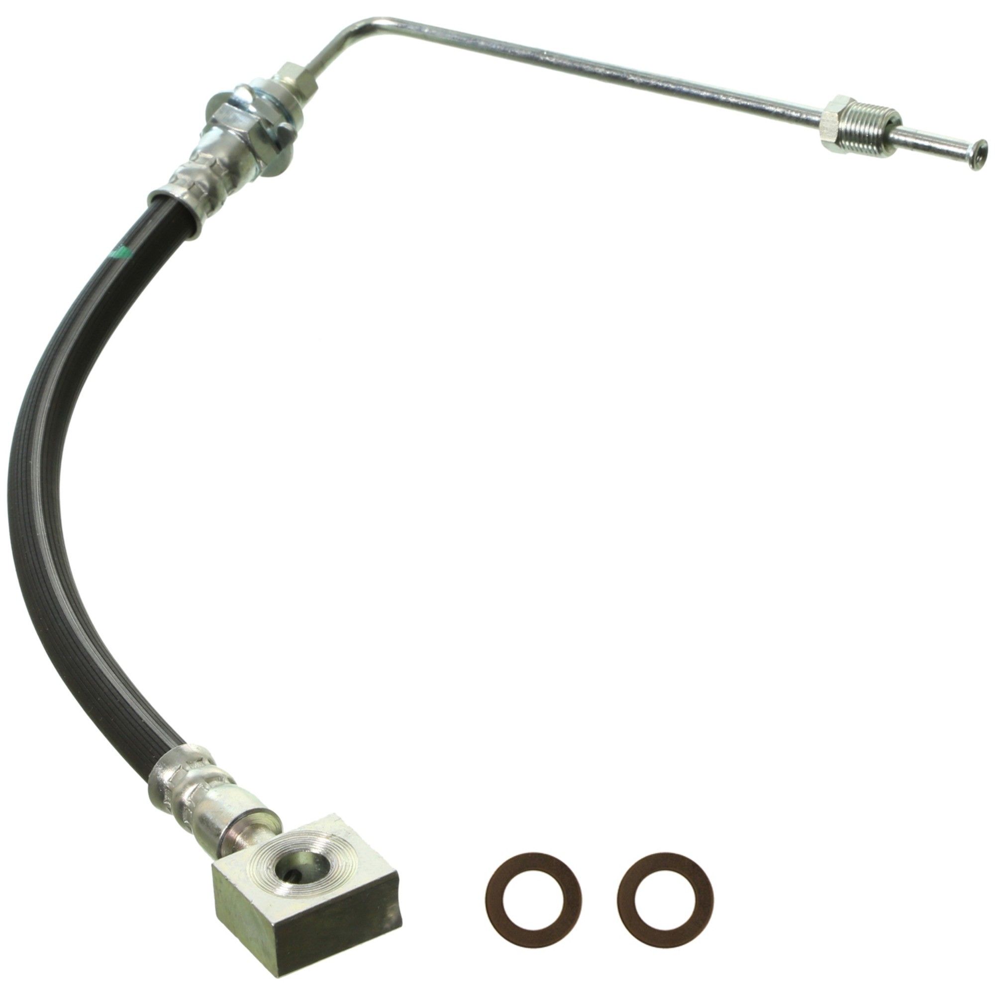 Pro Braking PBK1196-RED-GOL Front//Rear Braided Brake Line Red Hose /& Stainless Gold Banjos