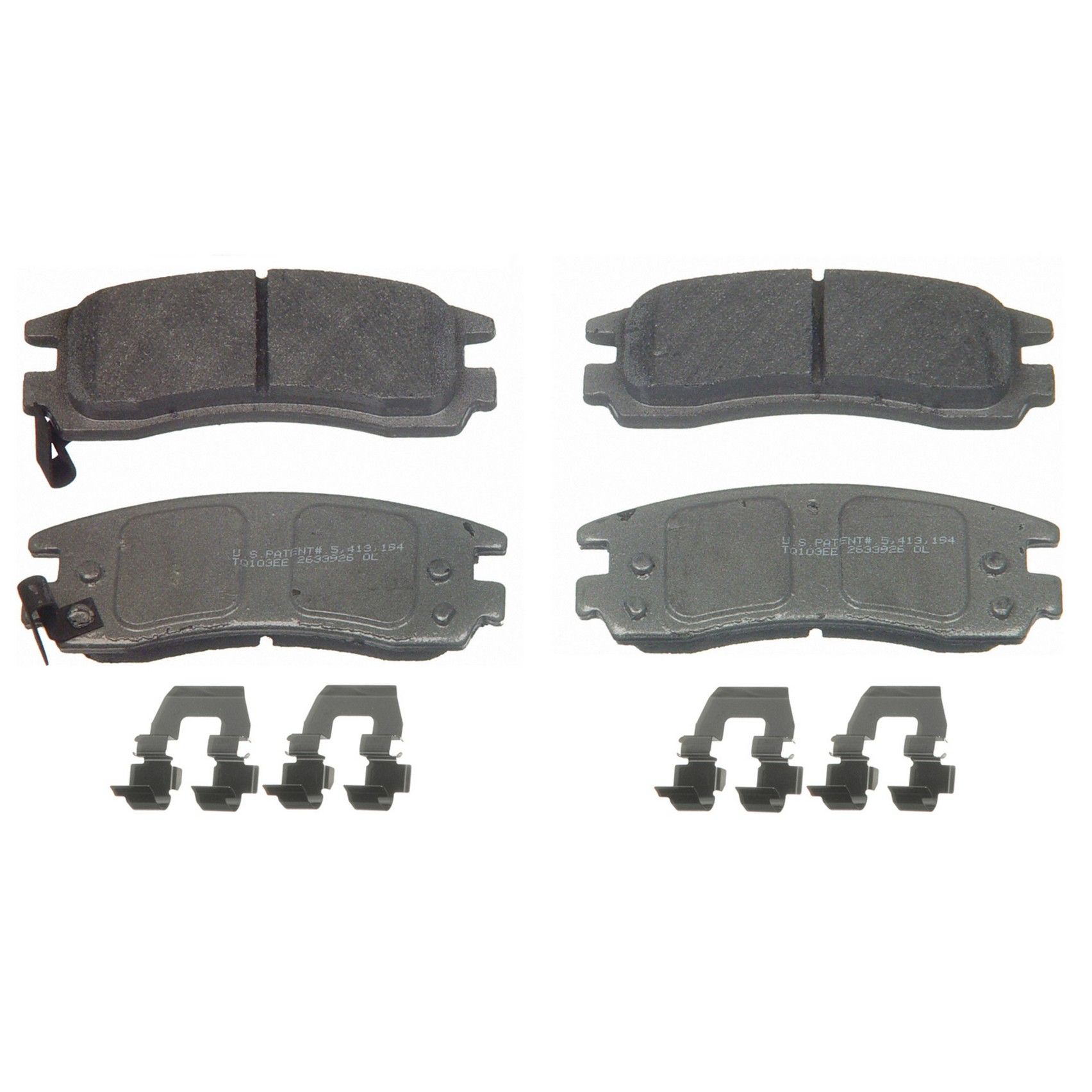 2005, 2004, 2003, 2002, 2001 Pontiac Aztek Disc Brake Pad Set