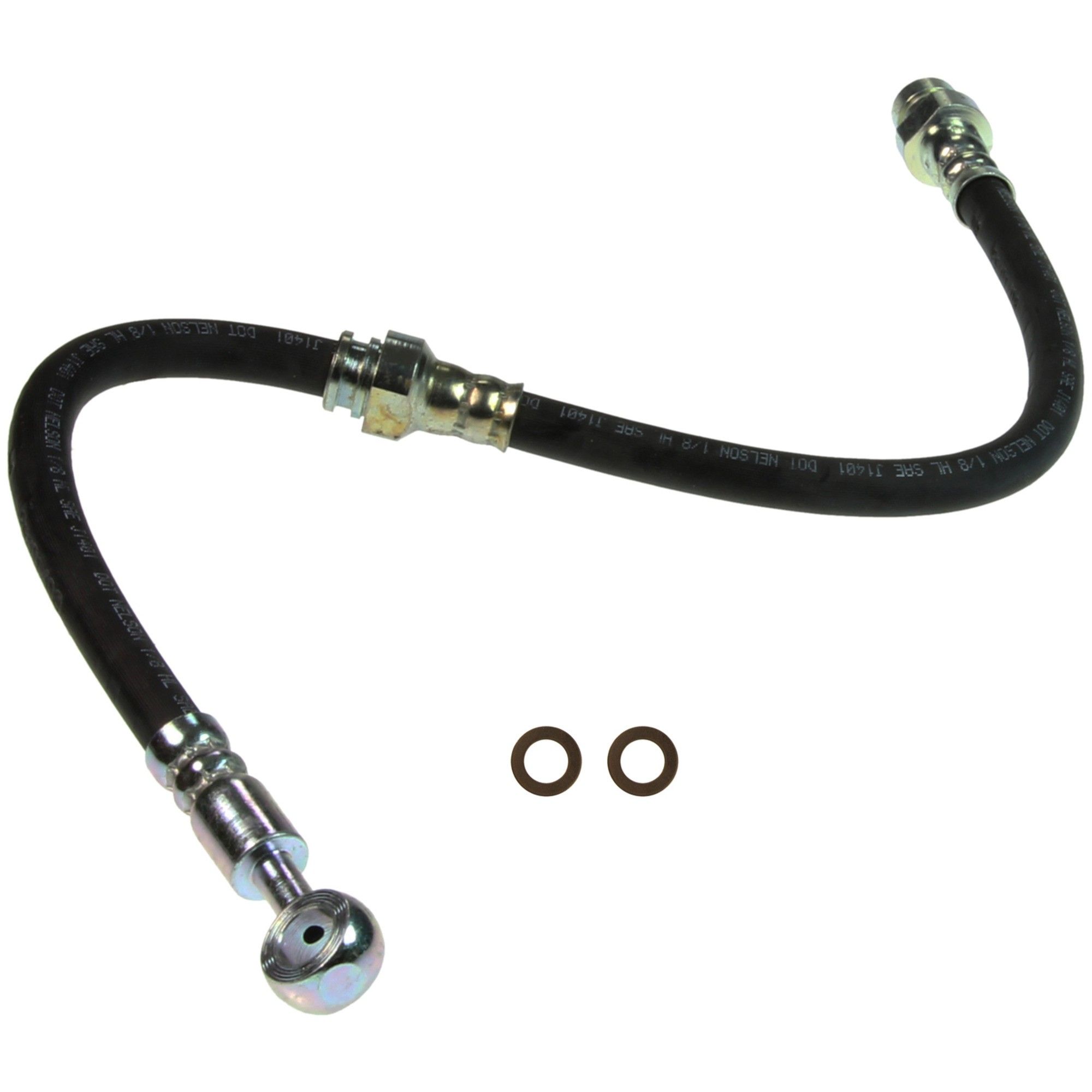 Pro Braking PBF6728-CAR-BLU Front Braided Brake Line Carbolook Hose /& Stainless Blue Banjos