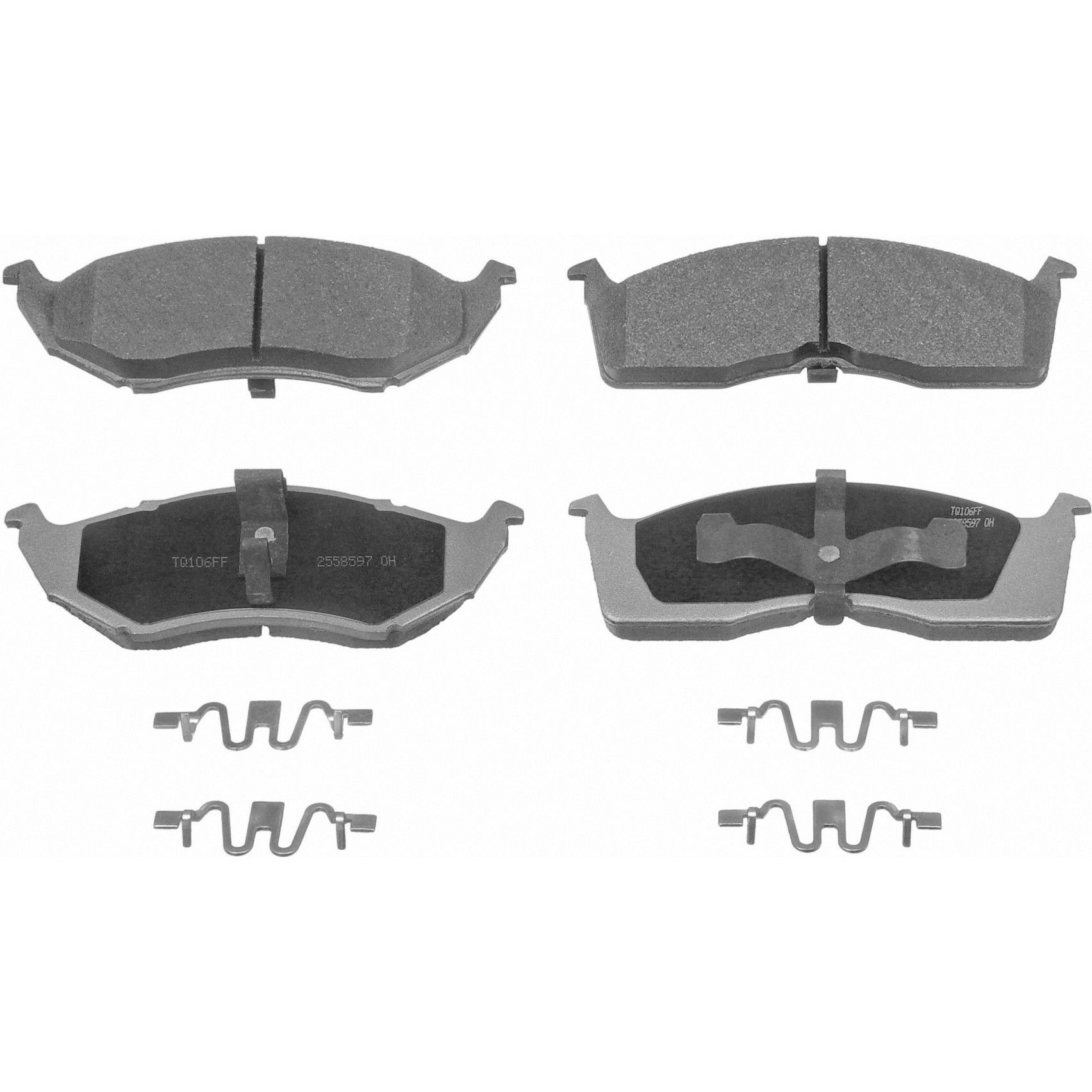2004, 2003, 2002, 2001, 2000, 1999, 1998 Dodge Intrepid Disc Brake Pad Set