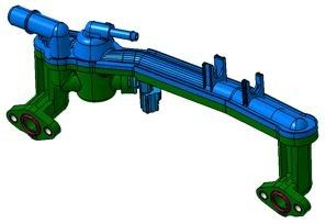 2010-2015 Jaguar XF HVAC Heater Pipe (Wahler)