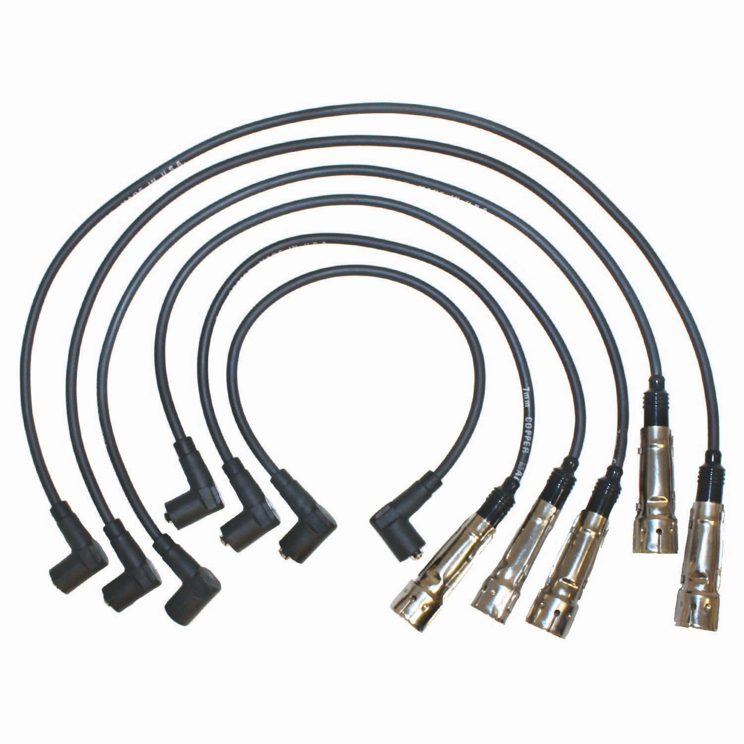 1985, 1984, 1983, 1982, 1981, 1980, 1979, 1978 Audi 5000 Spark Plug Wire Set