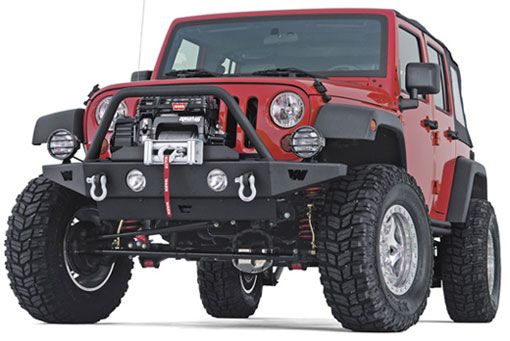 2007-2017 Jeep Wrangler Bumper - Front (Warn)
