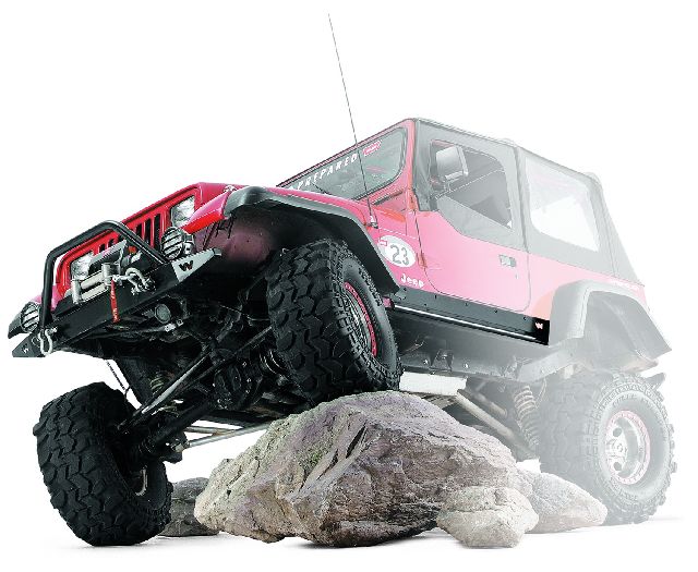 1997-2002 Jeep Wrangler Rocker Panel Guard (Warn)
