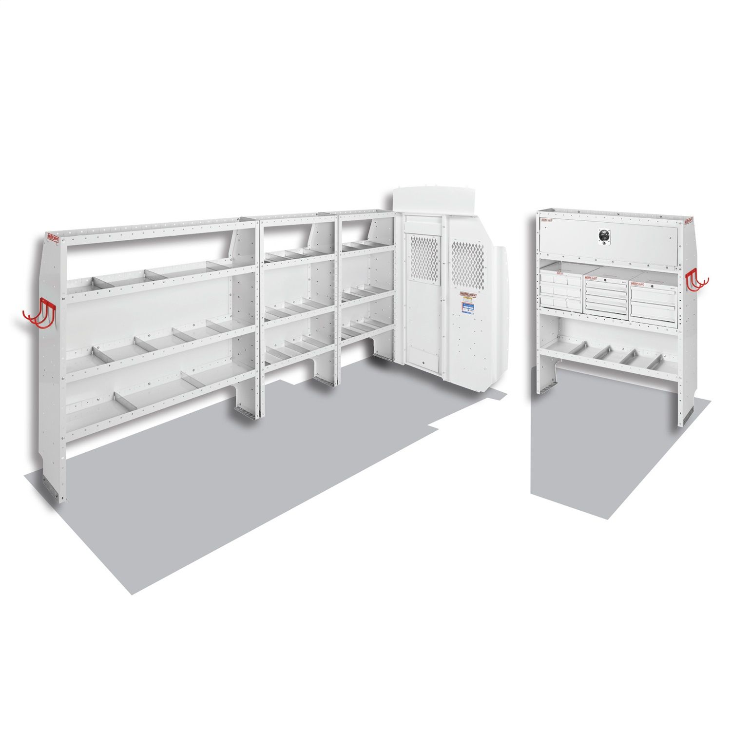 2021, 2020, 2019, 2018, 2017, 2016, 2015 Ford Transit-150 Van Storage Shelving Unit