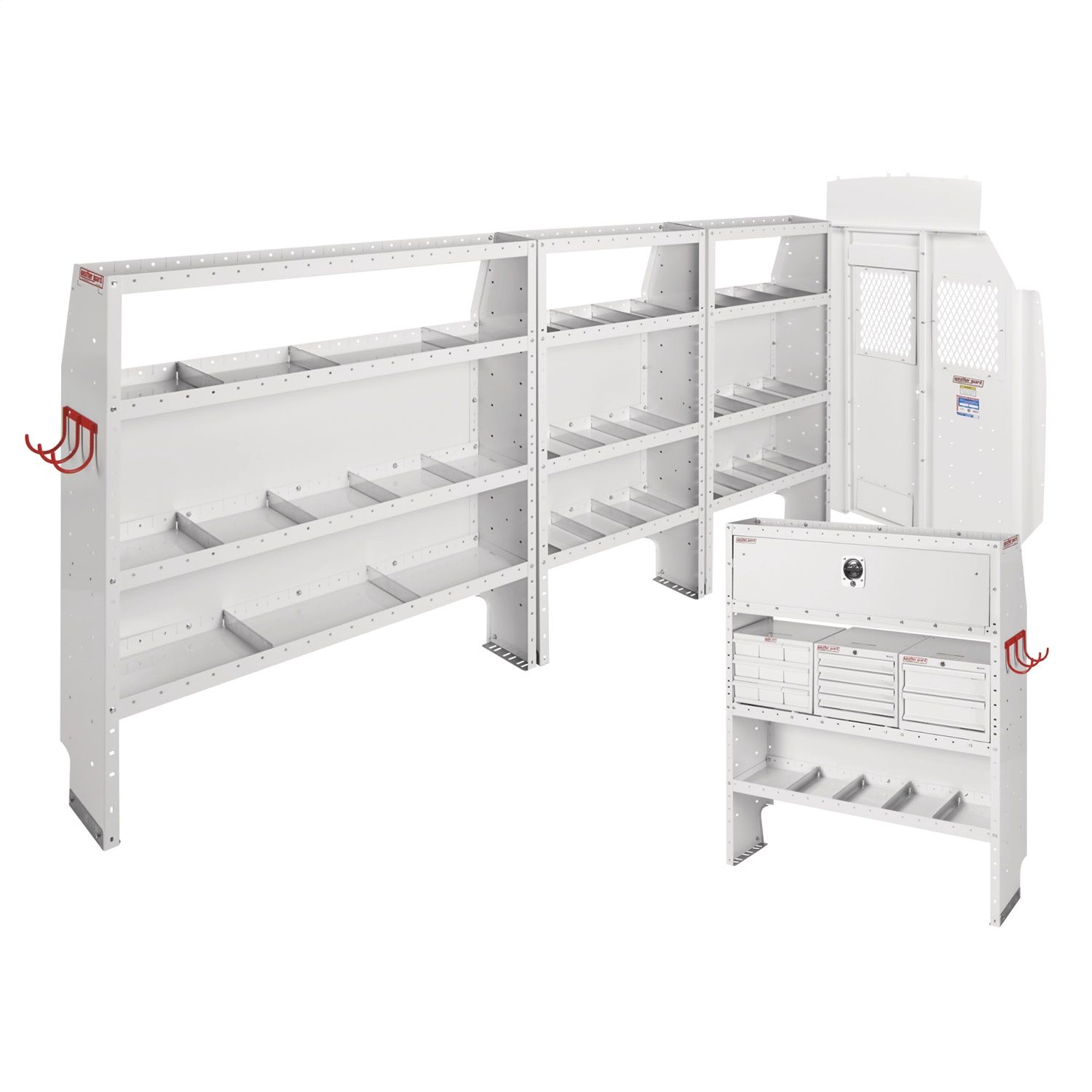 2021, 2020, 2019, 2018, 2017, 2016, 2015, 2014 Ram ProMaster 2500 1500 Van Storage Shelving Unit