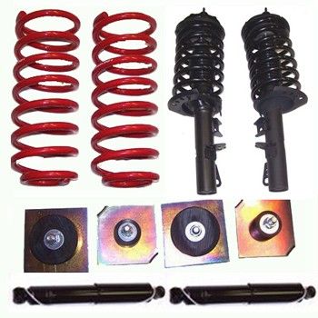 1997-2002 Lincoln Continental Air Spring to Coil Spring Conversion Kit - Front and Rear (Westar)