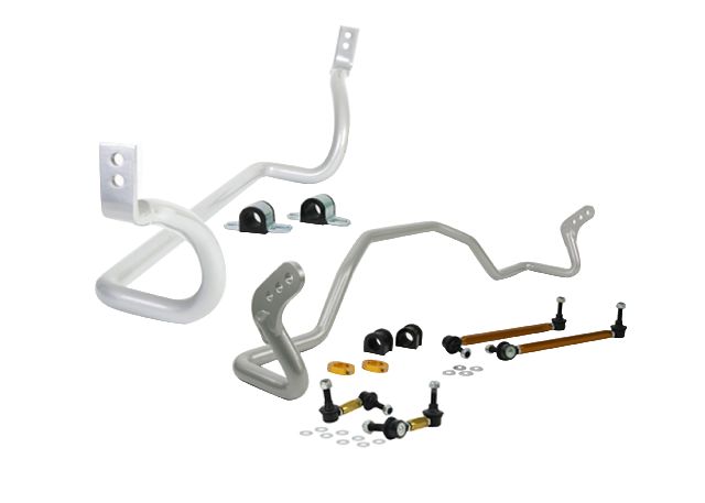 2009-2015 Mitsubishi Lancer Suspension Stabilizer Bar Kit - Front and Rear (Whiteline)