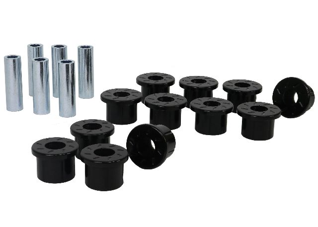 2005-2015 Toyota Tacoma Leaf Spring and Shackle Bushing Kit - Rear (Whiteline)