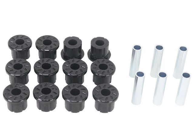 1975-1986 Chevrolet K20 Leaf Spring and Shackle Bushing Kit - Rear (Whiteline)