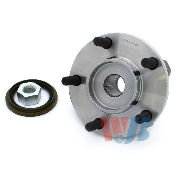 1989-1995 Dodge Caravan Wheel Bearing and Hub Assembly - Front (WJB)