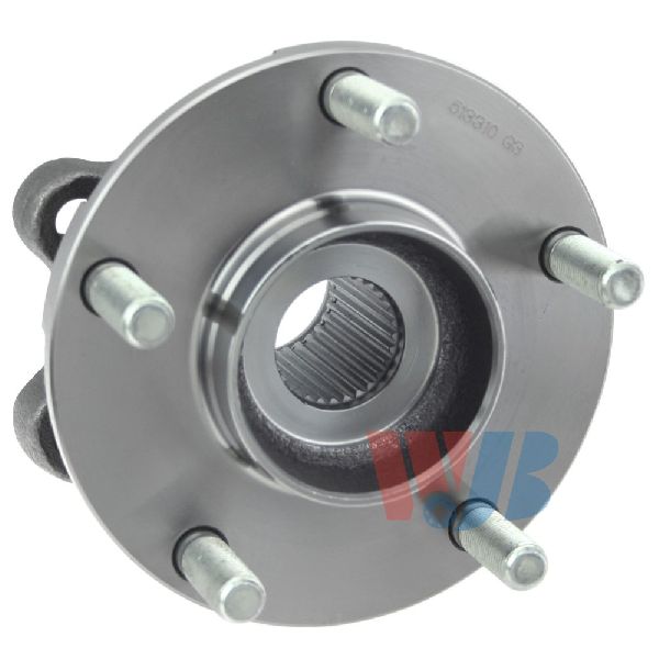 2004-2009 Nissan Quest Wheel Bearing and Hub Assembly - Front (WJB)