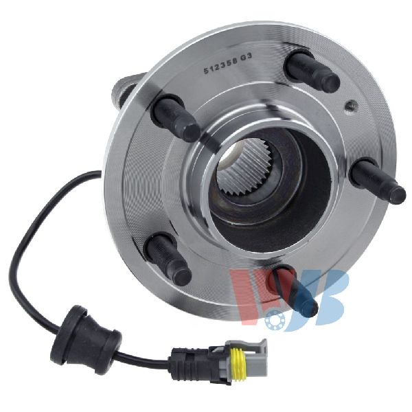 2007-2009 Chevrolet Equinox Wheel Bearing and Hub Assembly - Rear (WJB)