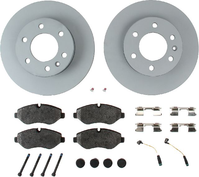 2009-2016 Mercedes-Benz Sprinter Disc Brake Rotor Set - Front (Zimmermann)