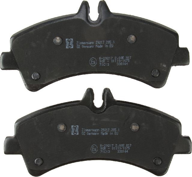 2010-2018 Mercedes-Benz Sprinter 3500 Disc Brake Pad Set - Rear (Zimmermann)