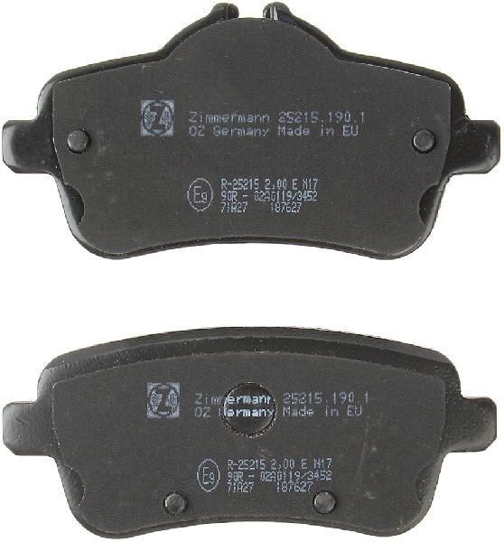 2013-2015 Mercedes-Benz ML350 Disc Brake Pad Set - Rear (Zimmermann)