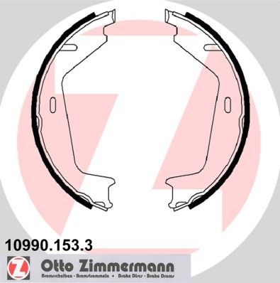 1999-2006 Volvo S80 Parking Brake Shoe - Rear (Zimmermann)