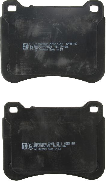 2006-2009 Mercedes-Benz C280 Disc Brake Pad Set - Front (Zimmermann)