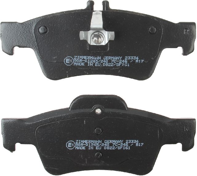2003-2013 Mercedes-Benz S600 Disc Brake Pad Set - Rear (Zimmermann)