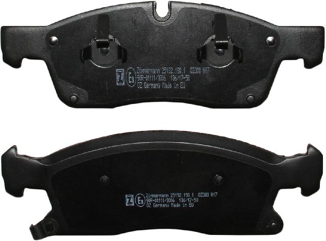 2013-2015 Mercedes-Benz ML350 Disc Brake Pad Set - Front (Zimmermann)