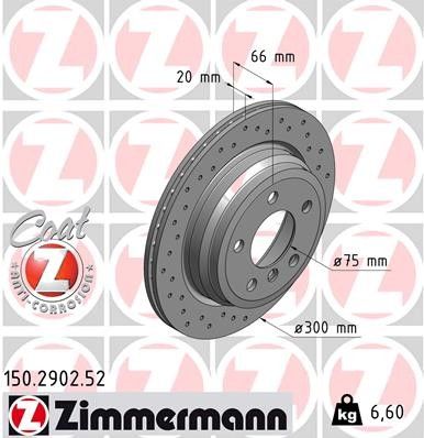 2014-2016 BMW 428i Disc Brake Rotor - Rear (Zimmermann)