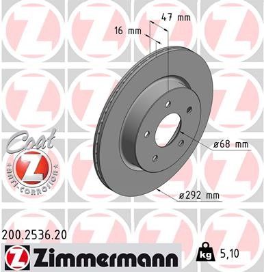 2020, 2019, 2018 Nissan LEAF Disc Brake Rotor