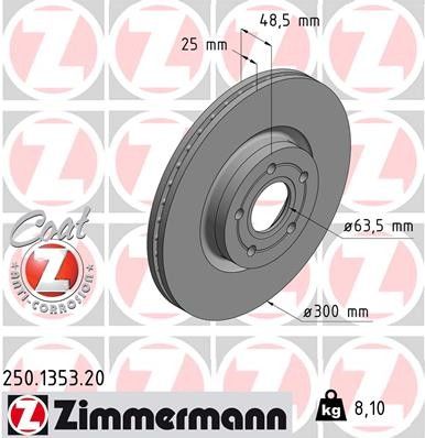 2012, 2011, 2010, 2009, 2008, 2007, 2006, 2005, 2004 Volvo S40 Disc Brake Rotor