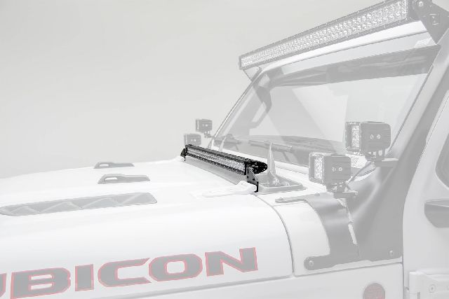 2018-2024 Jeep Wrangler Light Bar Mounting Kit (ZROADZ)