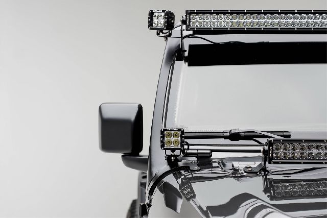 2018-2024 Jeep Wrangler Light Bar Mounting Kit (ZROADZ)