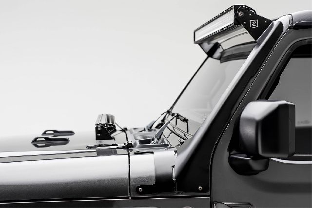 2018-2024 Jeep Wrangler Light Bar Mounting Kit (ZROADZ)