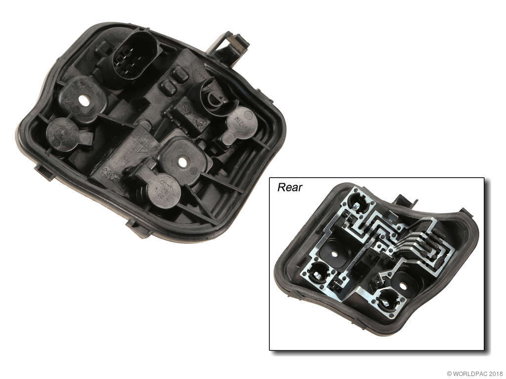 2009-2013 Audi A3 Tail Light Socket - Right Outer (Genuine)