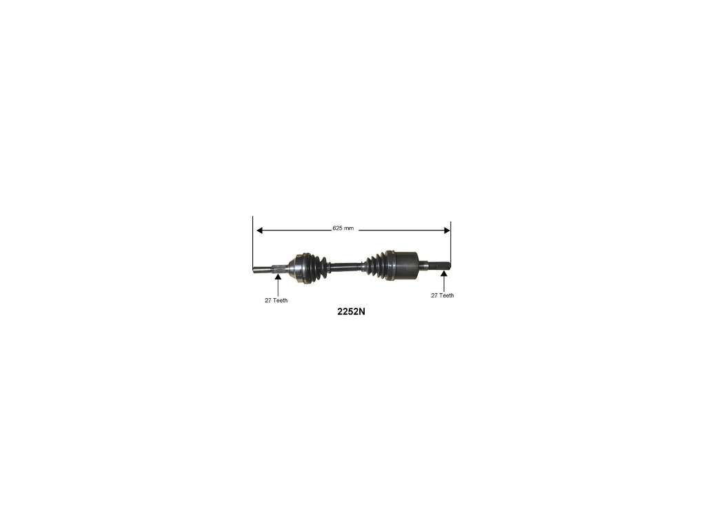 2002-2007 Jeep Liberty CV Axle Assembly - Front Left (Autopart International)