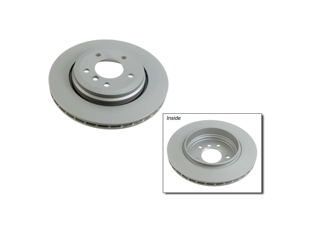 2001-2005 BMW 330xi Disc Brake Rotor - Rear (Zimmermann Coated)