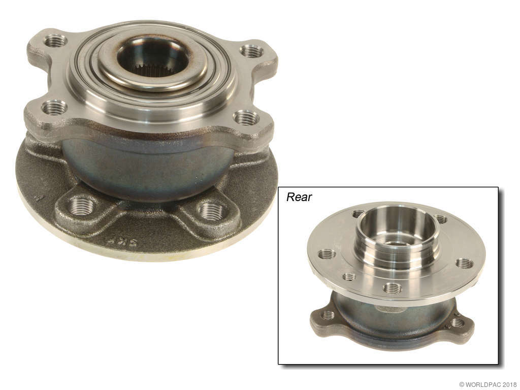 2007-2015 Volvo S80 Wheel Bearing and Hub Assembly - Rear (SKF)