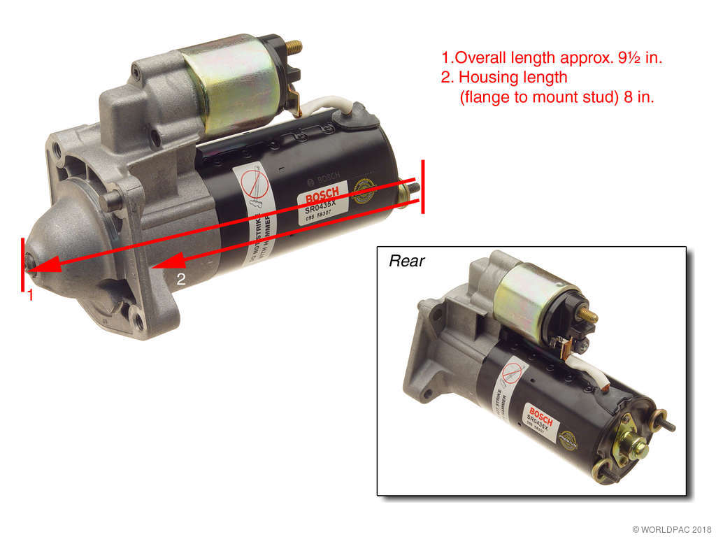 1997-1998 Volvo S90 Starter Motor (Bosch)