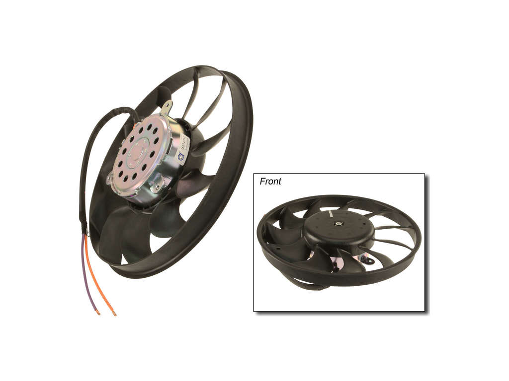 2009-2011 Audi A6 Engine Cooling Fan Motor - Right (Nissens)