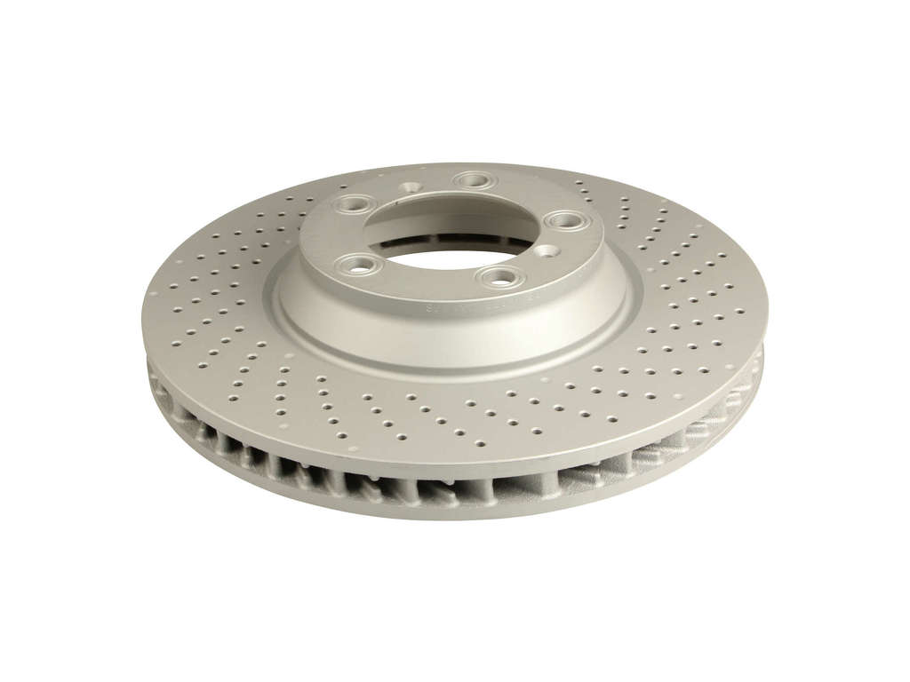 2007-2013 Porsche 911 Disc Brake Rotor - Front Right (Zimmermann Coated)