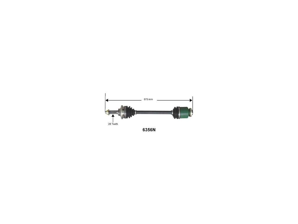 2004-2005 Kia Sedona CV Axle Assembly - Front Right (Autopart International)