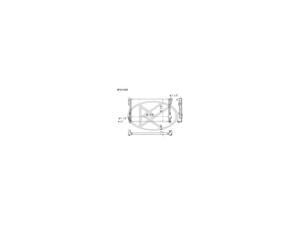 2013-2019 Ford Taurus Radiator (Koyo Cooling)