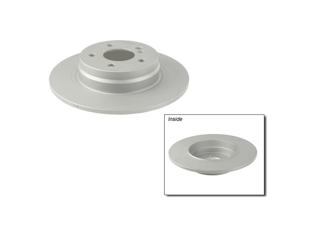2008-2012 Mercedes-Benz C300 Disc Brake Rotor - Rear (Zimmermann Coated)