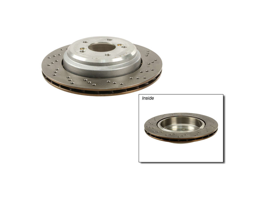 2004-2006 BMW M3 Disc Brake Rotor - Rear Right (Zimmermann Formula Z)