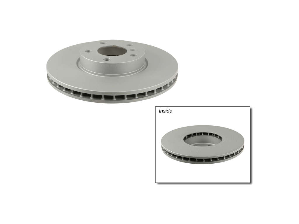 2011-2019 BMW X6 Disc Brake Rotor - Front Left or Front Right (Zimmermann Coated)