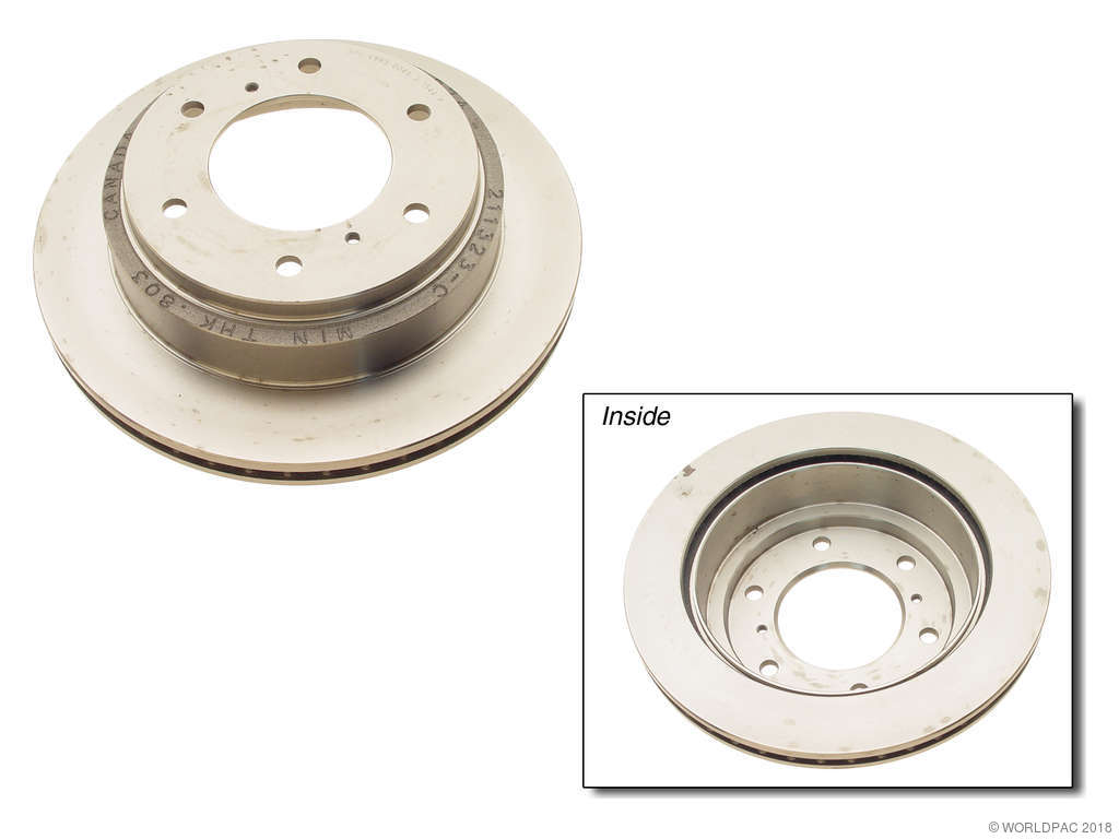 2001-2006 Mitsubishi Montero Disc Brake Rotor - Rear (Brembo)