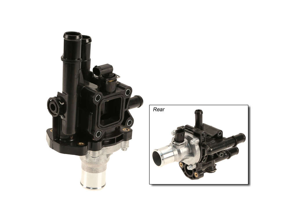 2013-2016 Chevrolet Sonic Engine Coolant Thermostat / Water Outlet Assembly (OEQ)