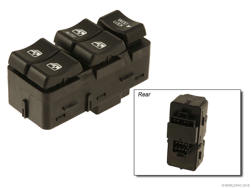 2002-2003 Buick Rendezvous Door Window Switch - Front Left (ACDelco)