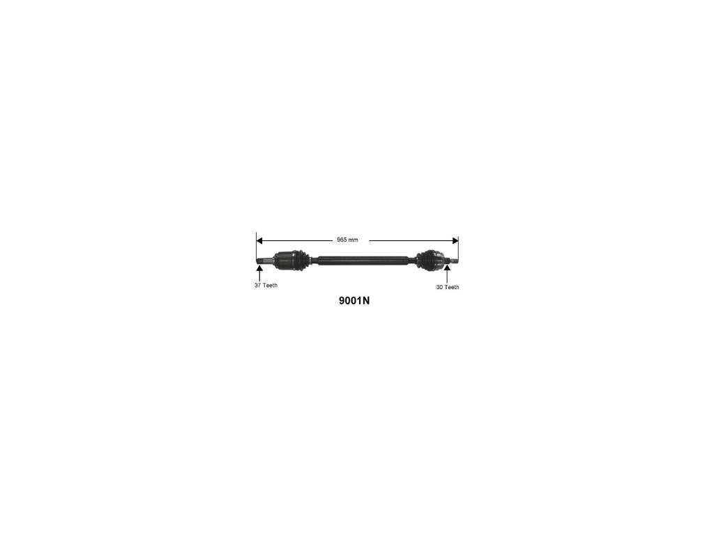 2003-2005 Mercedes-Benz ML350 CV Axle Assembly - Front Right (Autopart International)