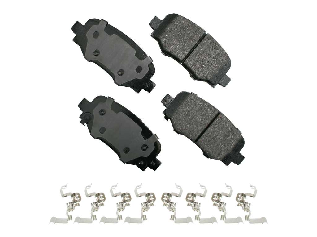 2016-2021 Fiat 500X Disc Brake Pad Set - Rear (Akebono)